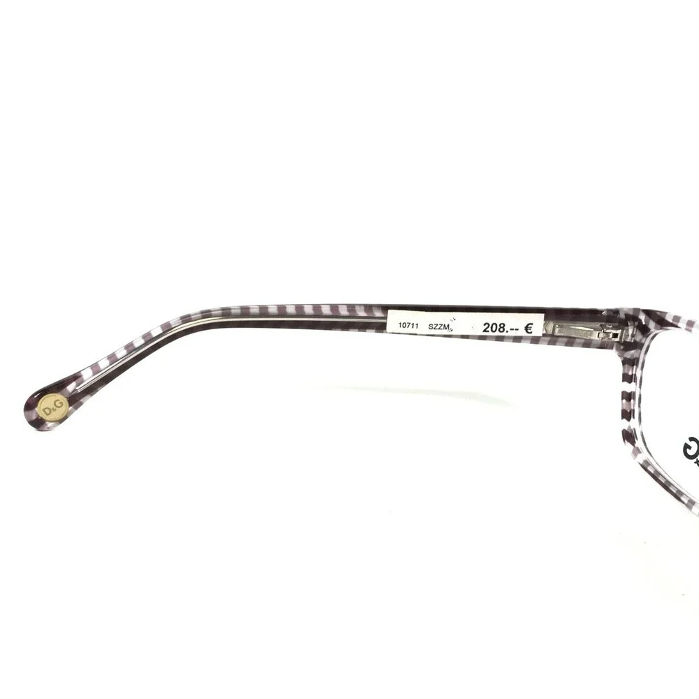 Dolce & Gabbana D&G1216 1882 Eyeglasses Frames Brown White Checkered 52-16-135